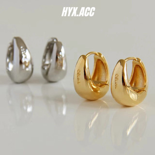 Bông Tai Nữ Thu Đông Pháp Retro Vòng Bông Tai Cổ Điển Bông Tai