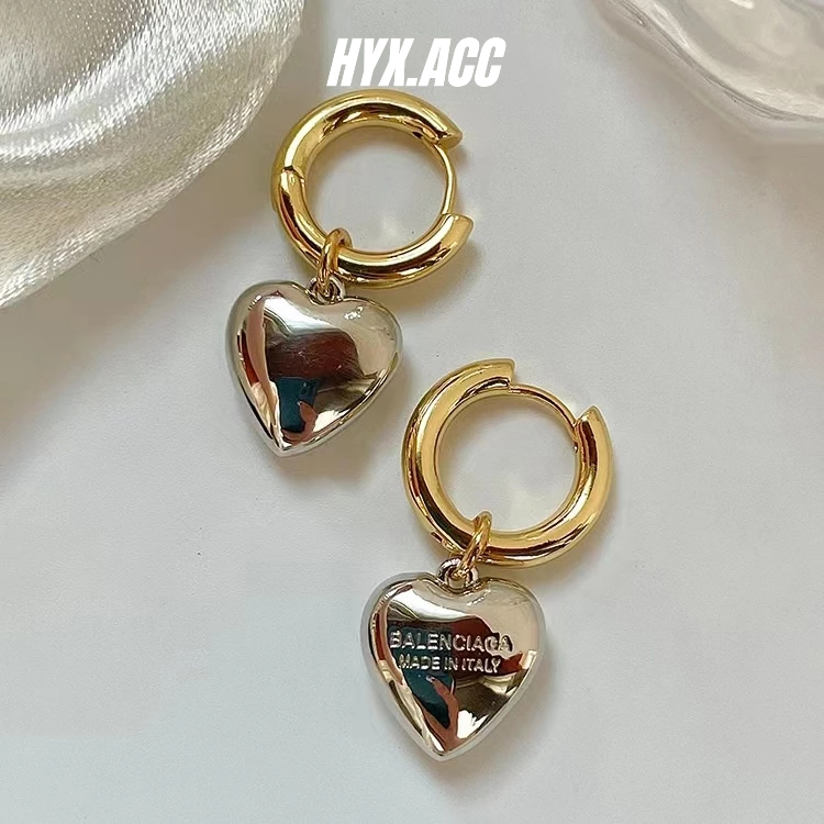 Bông Tai Hình Trái Tim Xinh Xắn Thời Trang Dành Cho Nữ