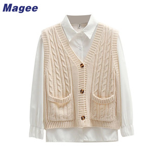 Áo Khoác Len cardigan Không Tay Cổ Chữ v Thời Trang vintage Cho Nam Nữ