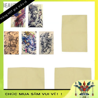 10 PCS Da giả tập xăm, Da Tập Phun Xăm Silicon Tattoo - da thực hành xăm hình A4 dày 1 mm mềm mại silicon cấp phẩm dễ lên mà BeautyTop01