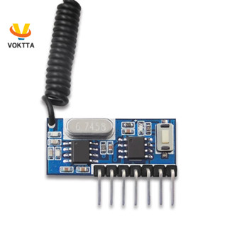 Voktta hot 315/433mhz bộ thu rf không dây 4 kênh 1527 mô đun giải mã mã học tập để điều khiển từ xa