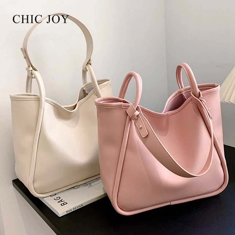 CHIC JOY Túi Xách Nữ Cỡ Lớn Thời Trang Hàn Quốc Dễ Phối Đồ