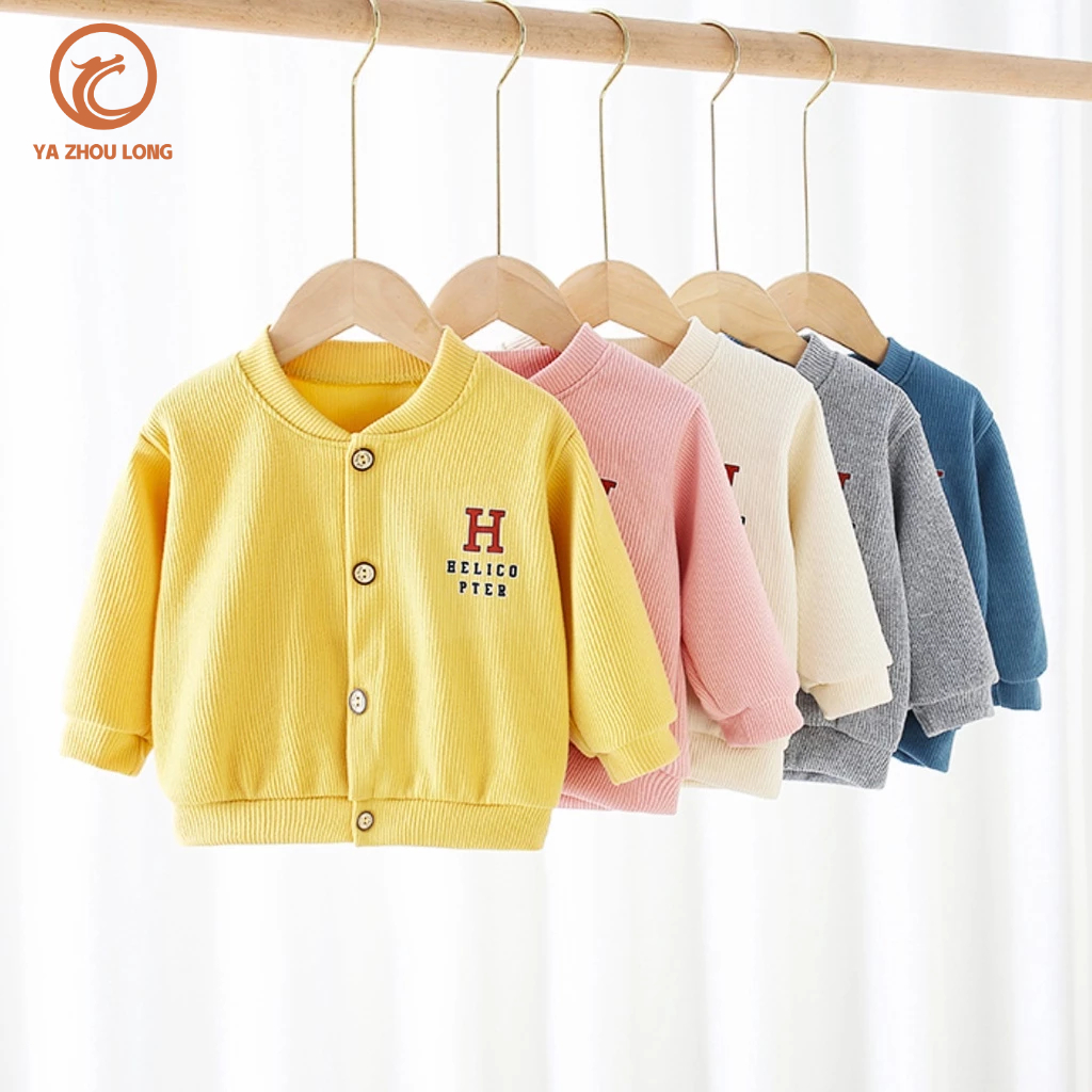 Áo Khoác cardigan Dệt Kim Cổ Tròn Thời Trang Cho Bé