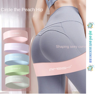 Dây kháng lực tập, thể dục chất lượng cao, yoga miniband chất liệu cao su đàn hồi tại nhà