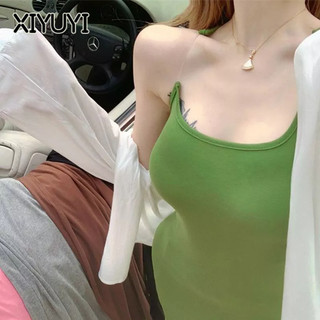 XIYUYI  Đầm Hai Dây Dáng Dài Ôm Sát Co Giãn Phong Cách Nàng Tiên Cá Bán Chạy Cho Nữ