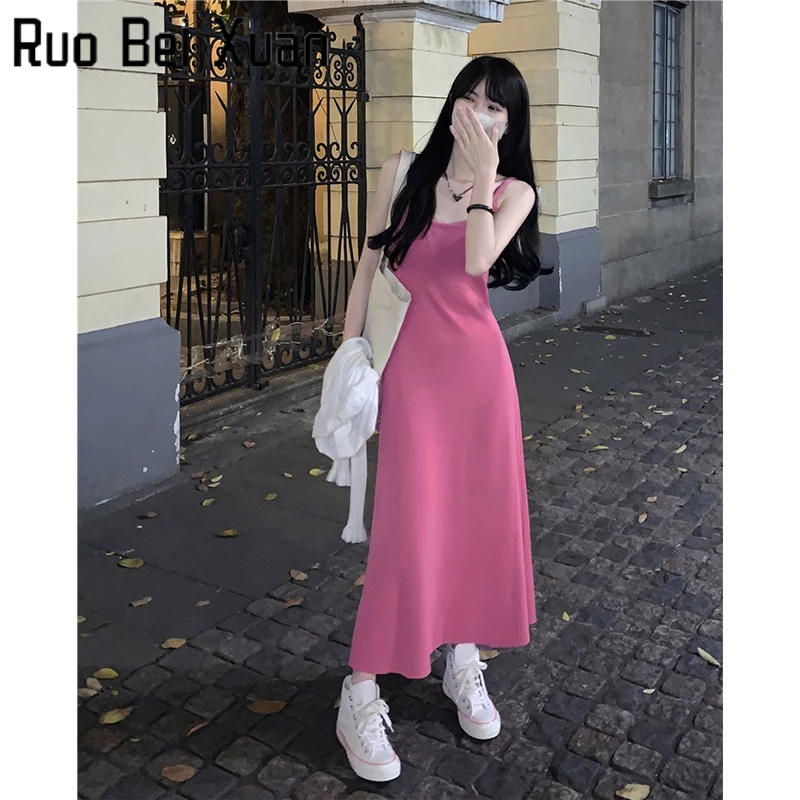 Ruo Bei Xuan Áo Khoác Ngoài Dáng Dài Ôm Eo Thời Trang Mùa Hè Cho Nữ