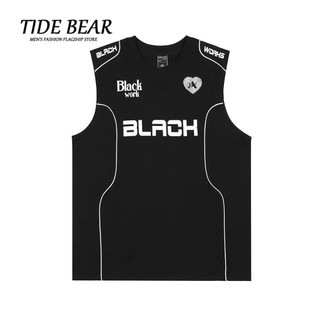 TIDE BEAR Áo Sát Nách Cổ Tròn Thời Trang Mùa Hè Đơn Giản Trẻ Trung Cho Nam