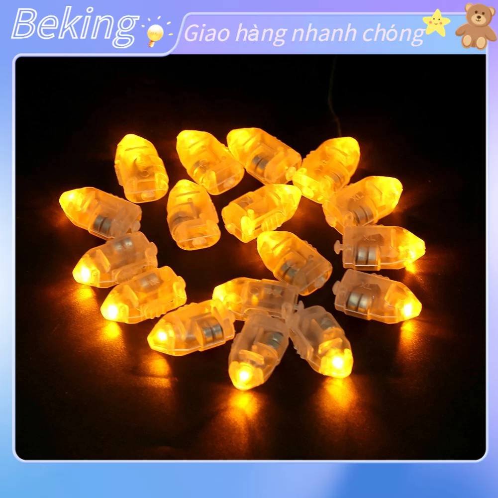 Đèn led xài pin gắn đèn lồng giấy - lồng đèn ông sao trung thu cho bé Beking G.