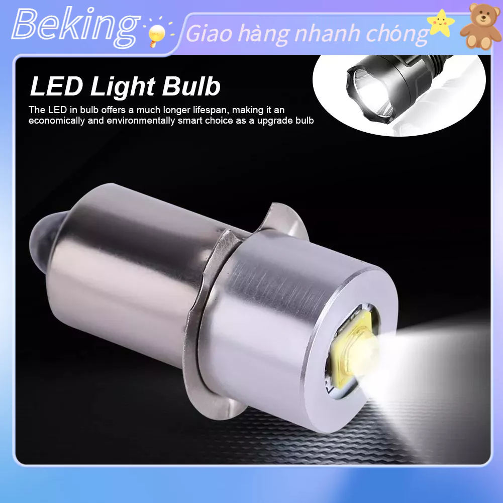 3W 6‑24V P13.5S Đèn LED làm việc khẩn cấp có độ sáng cao pin bóng đèn thay thế Beking K.