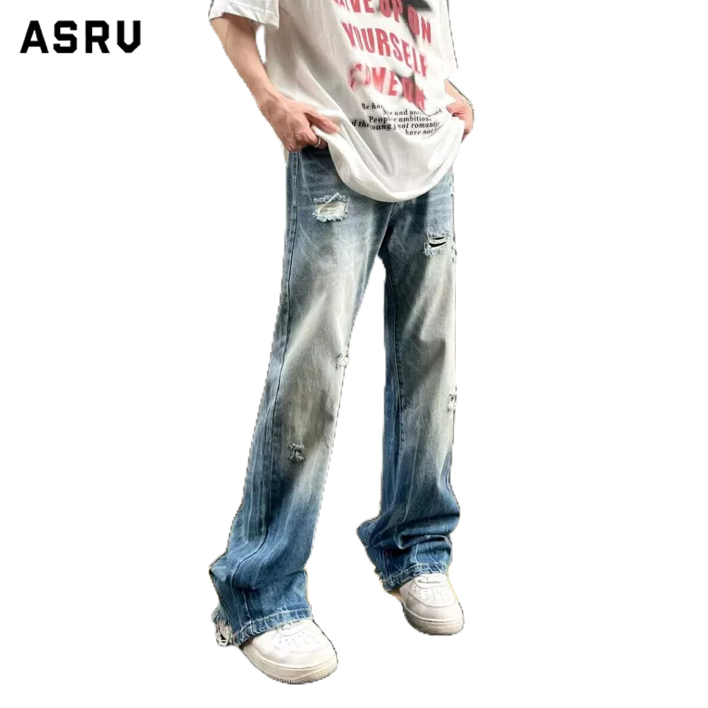 ASRV Quần jeans Dài Lưng Vừa Thời Trang Dành Cho Nam