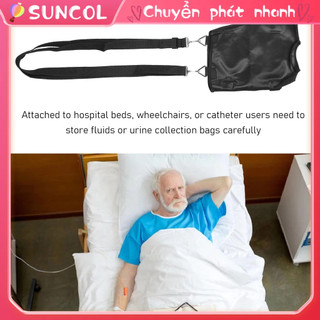 SUNCOL Giá đỡ túi đựng ống thông Túi lưới thoát nước tiểu dung lượng cao treo cho người tuổi