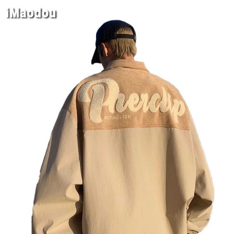 IMaodou Áo Khoác Bóng Chày Cao Cấp Phong Cách Đường Phố Mỹ Thời Trang Mùa Đông Cho Nam