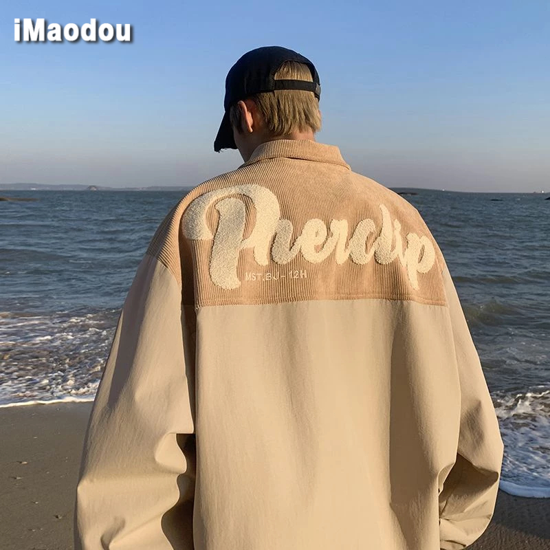 IMaodou Áo Khoác Bóng Chày Cao Cấp Phong Cách Đường Phố Mỹ Thời Trang Mùa Đông Cho Nam
