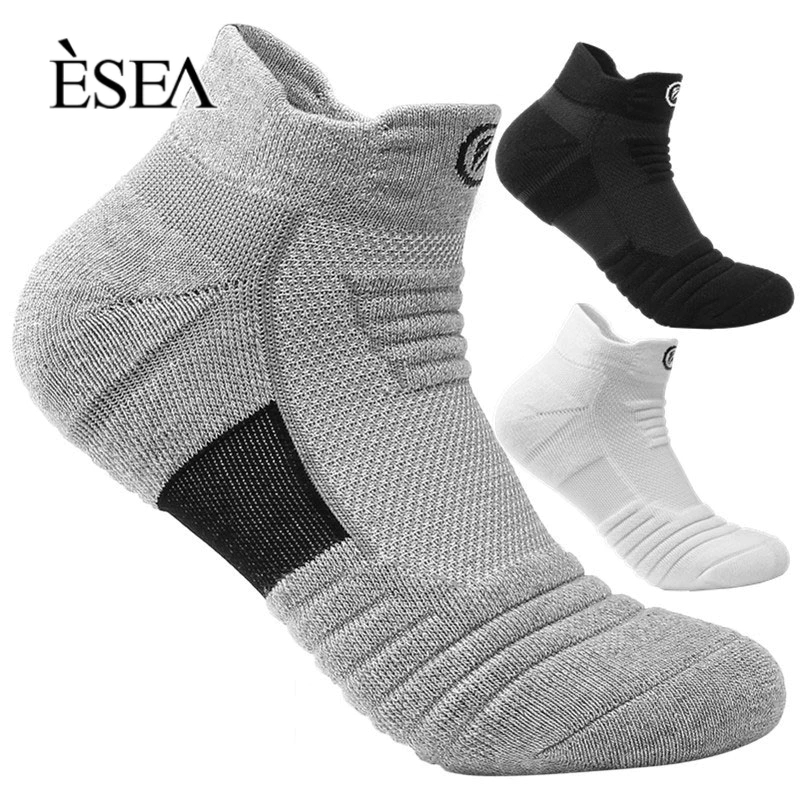 Đôi tất thể thao ESEA cổ cao thoải mái bằng vải cotton cho nam