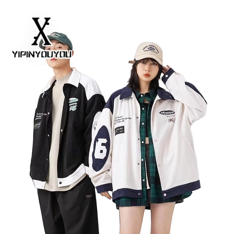 YIPINYOUYOU Áo Khoác Cổ Đứng Cài Một Hàng Nút Đơn Giản Phong Cách Nhật Bản Trẻ Trung Cho Nam