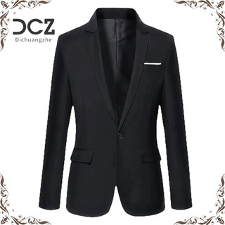 DICHUANGZHE Áo Khoác Vest Dáng Ôm Thiết Kế Đơn Giản Thời Trang Công Sở Cho Nam
