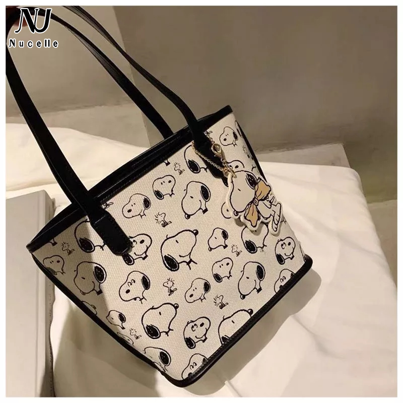 Túi xách NUCELLE in họa tiết Snoopy thời trang mùa hè dành cho nữ