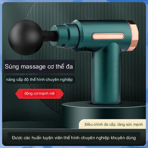 máy massage cầm tay Máy Mát Xa Súng Mát Xa mini Giúp Thư Giãn Cơ Bắp Tại Nhà Tiện Dụng