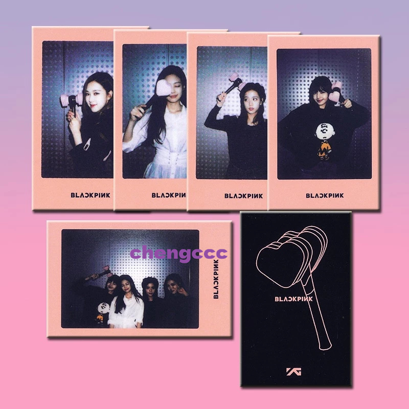 Bộ 5 Thẻ Hình Nhóm Nhạc blackpink Xinh Xắn