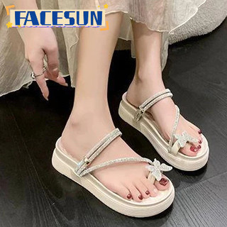 Facesun Xăng đan Đế Dày Siêu Mềm Thoải Mái Thời Trang Mùa Hè Cho Nữ