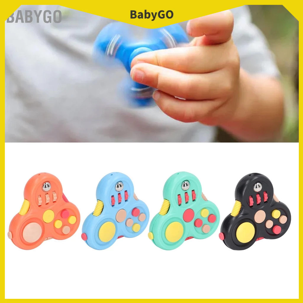 BabyGo Con Lăn Bóng Nút Gear Đầu Ngón Tay Cảm Giác Xoay Bộ Điều Khiển Miếng Lót Đồ Chơi Trẻ Em Lo Âu Giảm Căng Thẳng Cho Game
