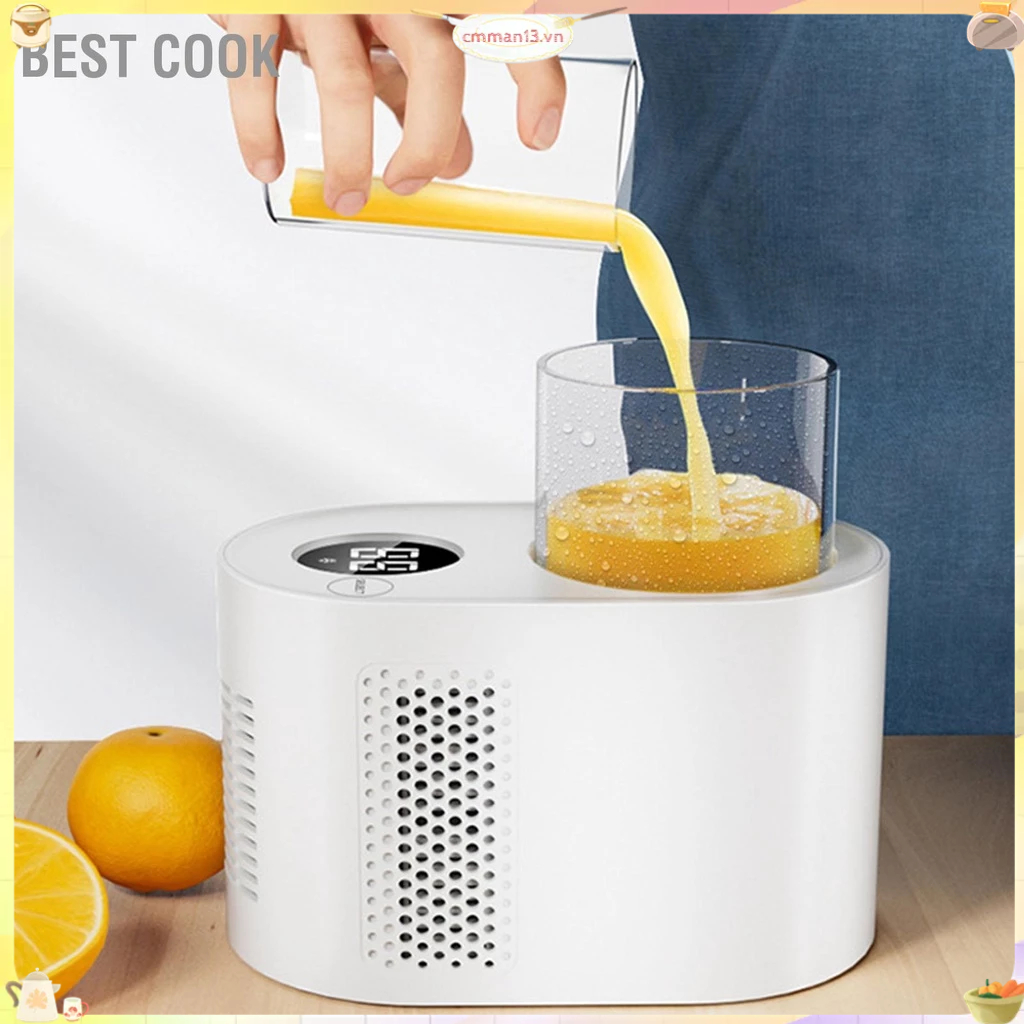 Best cook Máy hâm nóng và làm mát cốc điện thông minh Màn hình kỹ thuật số Cốc trắng nhanh 100V đến 240V cho xe hơi tại nhà du lịch