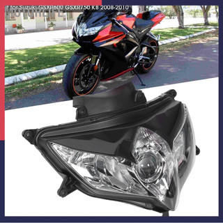 Motorlife đèn pha xe máy ống kính lắp ráp phù hợp cho suzuki gsxr600 gsxr750 k8 2008-2010