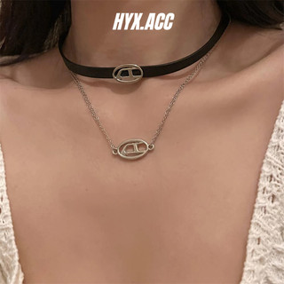 Vòng Cổ Nữ Choker Thời Trang Tròn Da Choker Ngọt Ngào Mát Choker