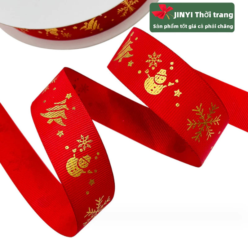 Cuộn Dây Ruy Băng 5M Trang Trí Giáng Sinh