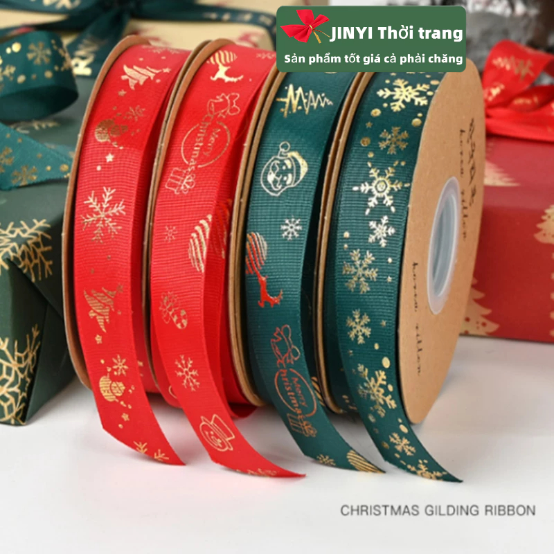 Cuộn Dây Ruy Băng 5M Trang Trí Giáng Sinh