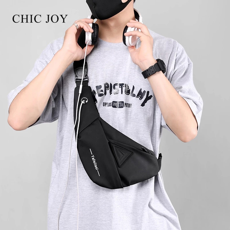 CHIC JOY / Túi Đeo Chéo Một Bên Vai Sức Chứa Lớn Chống Nước Dành Cho Nam Đi Du Lịch