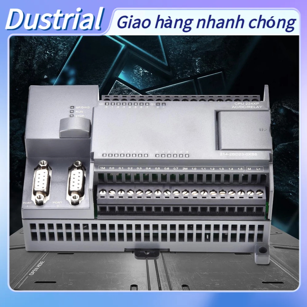 Dustrial 220V PLC S7-200 CPU224XP RELAY Đầu Ra Bộ Điều Khiển Logic Lập Trình Được