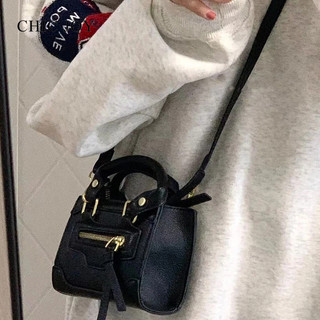 Túi đeo chéo CHIC JOY màu đen thiết kế tinh tế đa năng cho nữ