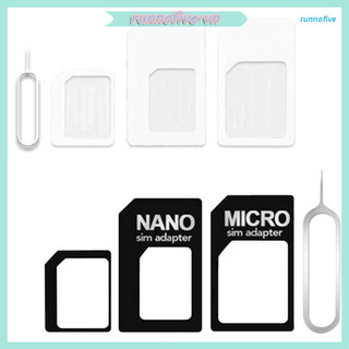 Set khay chuyển thẻ Sim Nano sang Micro tiêu chuẩn 4 trong 1 thích hợp cho iPhone Samsung 4G LTE USB Router không dây