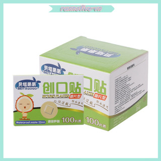 Bộ 100 băng keo cá nhân mini hình tròn dùng 1 lần tiện lợi nhanh chóng