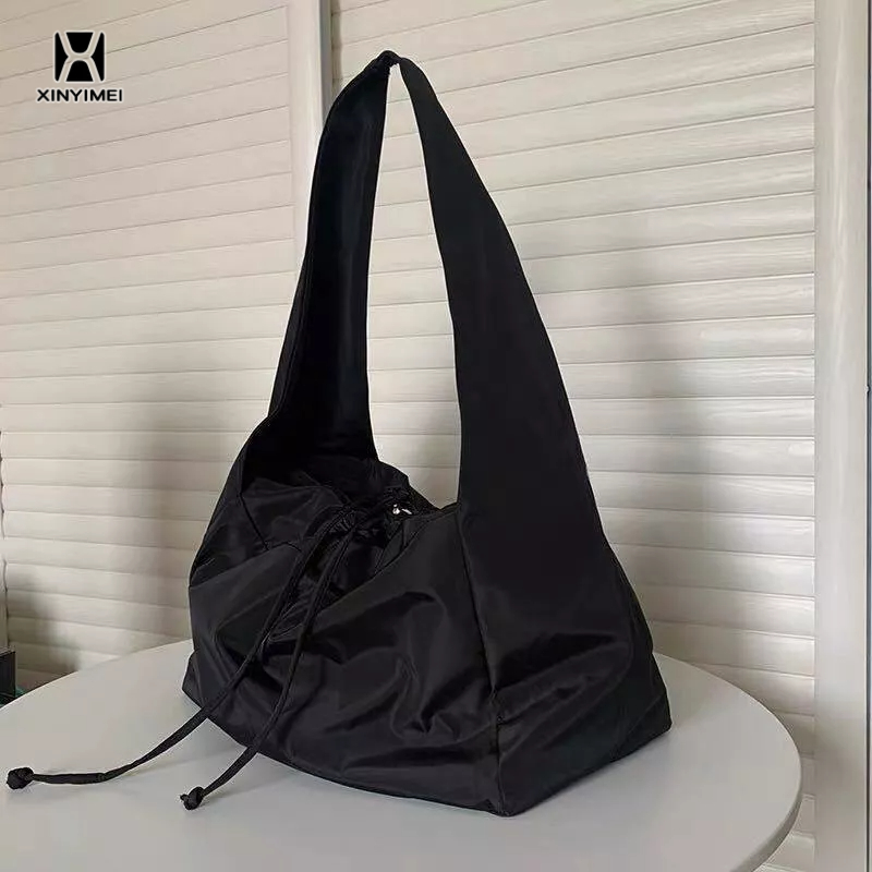 XINYIMEI Túi Xách Đeo Vai Bằng nylon Sức Chứa Lớn Phong Cách Hàn Quốc Đơn Giản Mới Cho Nữ