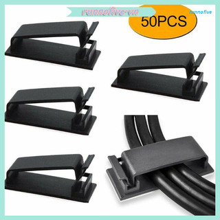 Bộ 50 Kẹp Giữ Dây Cáp Gắn Tường Tự Dính Tiện Dụng