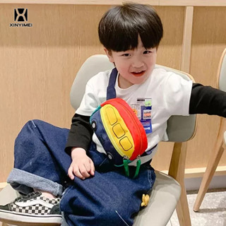 XINYIMEI Túi Đeo Chéo Ngực Vải canvas Họa Tiết Hoạt Hình Dễ Thương Cho Bé Trai