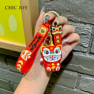 Chic joy móc khóa hình chú mèo may mắn dễ thương