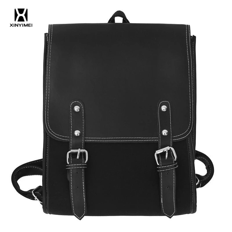 XINYIMEI Ba Lô Da Mềm Thời Trang Phong Cách retro Dành Cho Nữ