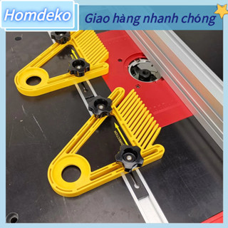 [Hàng Sẵn] Feather Board Bàn Cưa Mitre Gauge Khe cắm Dụng cụ điện chế biến gỗ Phụ kiện Màu vàng Homdeko