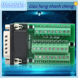 Db26 db26-g2-01 nam bộ chuyển đổi sang pcb tín hiệu đầu cuối mô-đun đầu nối bảng mạch đột phá homdeko m.