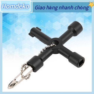 Chìa khóa đa chức năng Cờ lê chéo Thang máy Hộp điện Đồng hồ nước Công cụ thợ sửa ống Homdeko J.