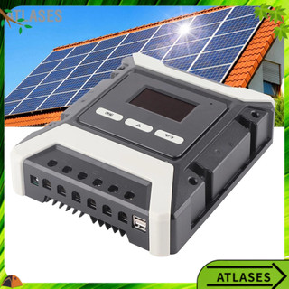Atlases Bộ điều khiển năng lượng mặt trời MPPT sạc pin PV với màn hình màu LCD cho hệ thống quang điện