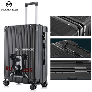 MLKSRH KQES Bao Da Điện Thoại Dạng Va Li Kéo Có Mật Khẩu Họa Tiết Gấu Violent Graffiti Phong Cách Mới 2022 Mạnh Mẽ Và Bền Cho Nam