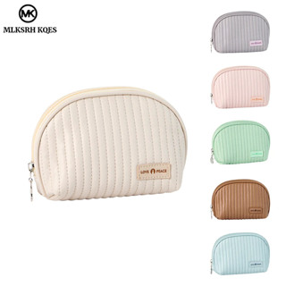  MLKSRH KQES Túi Đựng Đồ Trang Điểm Hình Bán Nguyệt mini Dành Cho Nữ 