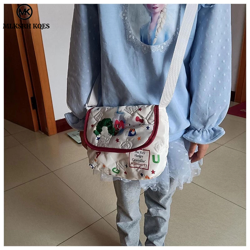 Túi MLKSRH KQES thêu họa tiết Hello Kitty thời trang 2022