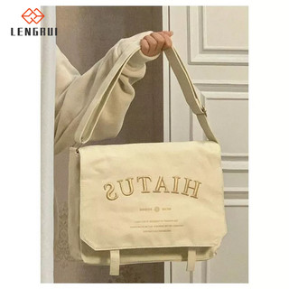 Forever lengrui túi xách canvas cỡ lớn thêu chữ đơn giản cho nữ