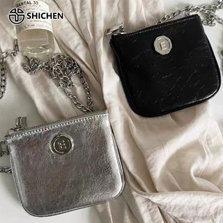 SHI CHEN Ví Đựng Tiền Xu mini Bằng Da pu Phong Cách Hàn Quốc Cho Nữ Giá Đỡ