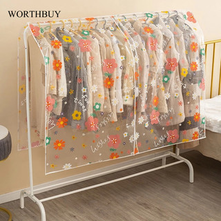 Tấm phủ quần áo WORTHBUT bằng PEVA dày dặn chống thấm nước chống bụi